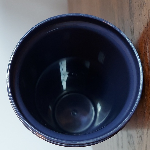 โข Vera Bradley Blue Island Medallion Acrylic Travel Mug Tumbler, Like New - Picture 6 of 6